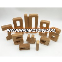 32 pcs set type block 2.4cm thickness beech wood very smooth face toy blocks wooden blocks toys education