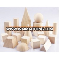 22 pcs wooden blocks kids china cube block toy Mathematical Shape Cognition block learning toys